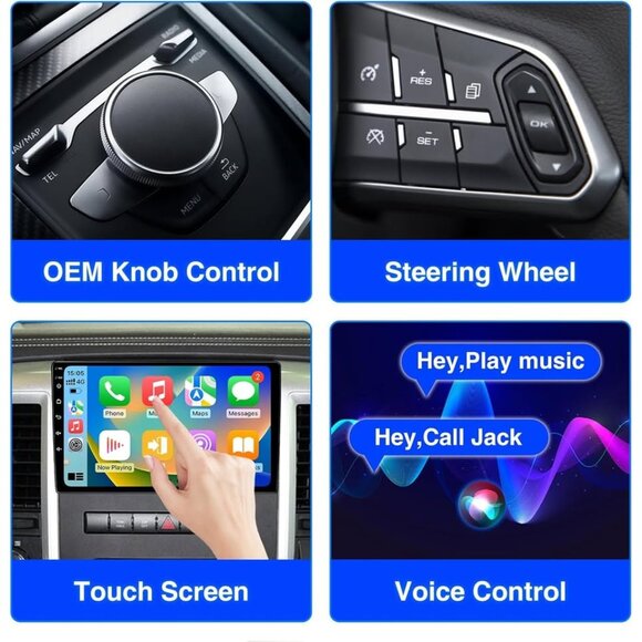 10" Android 13 Car Radio for Dodge RAM 1500/2500/3500 (2009-2012) - Picture 5 of 8